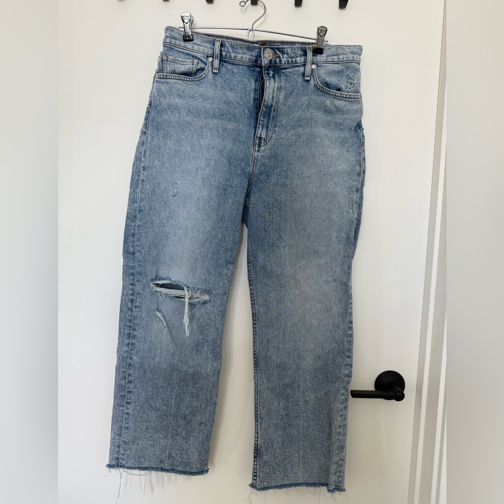 Hudson Remi Straight Cropped Jeans - Size 31